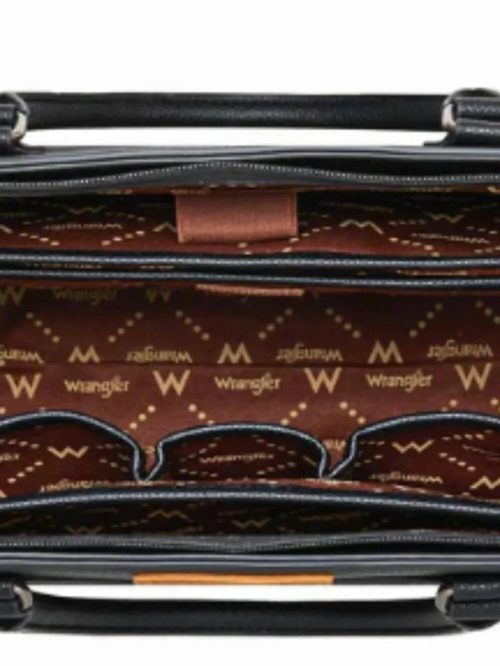 Wrangler Carry-All Tote Laptop, Travel, Teacher Tote Bag, Black NWT